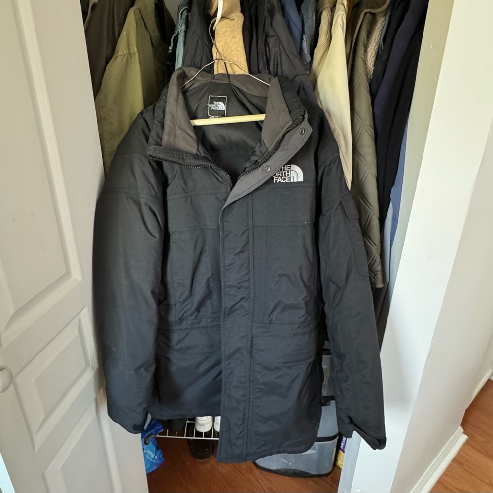 Men’s black North Face Parka Jacket Coat